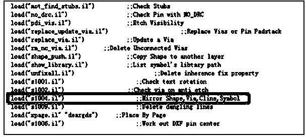 Implementation method of Skill program of automatic mirroring Layout design