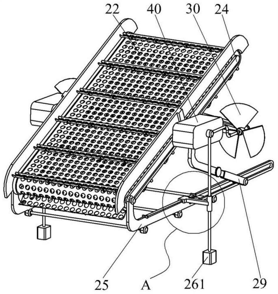 A green water conservancy project for garbage recycling device