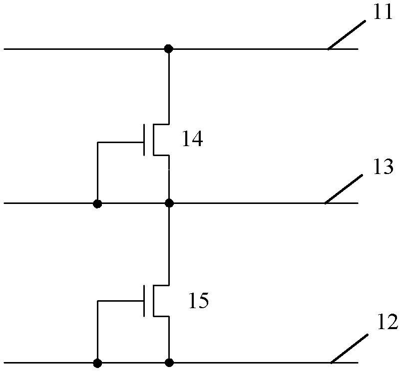 Static discharge protective circuit and display device comprising same