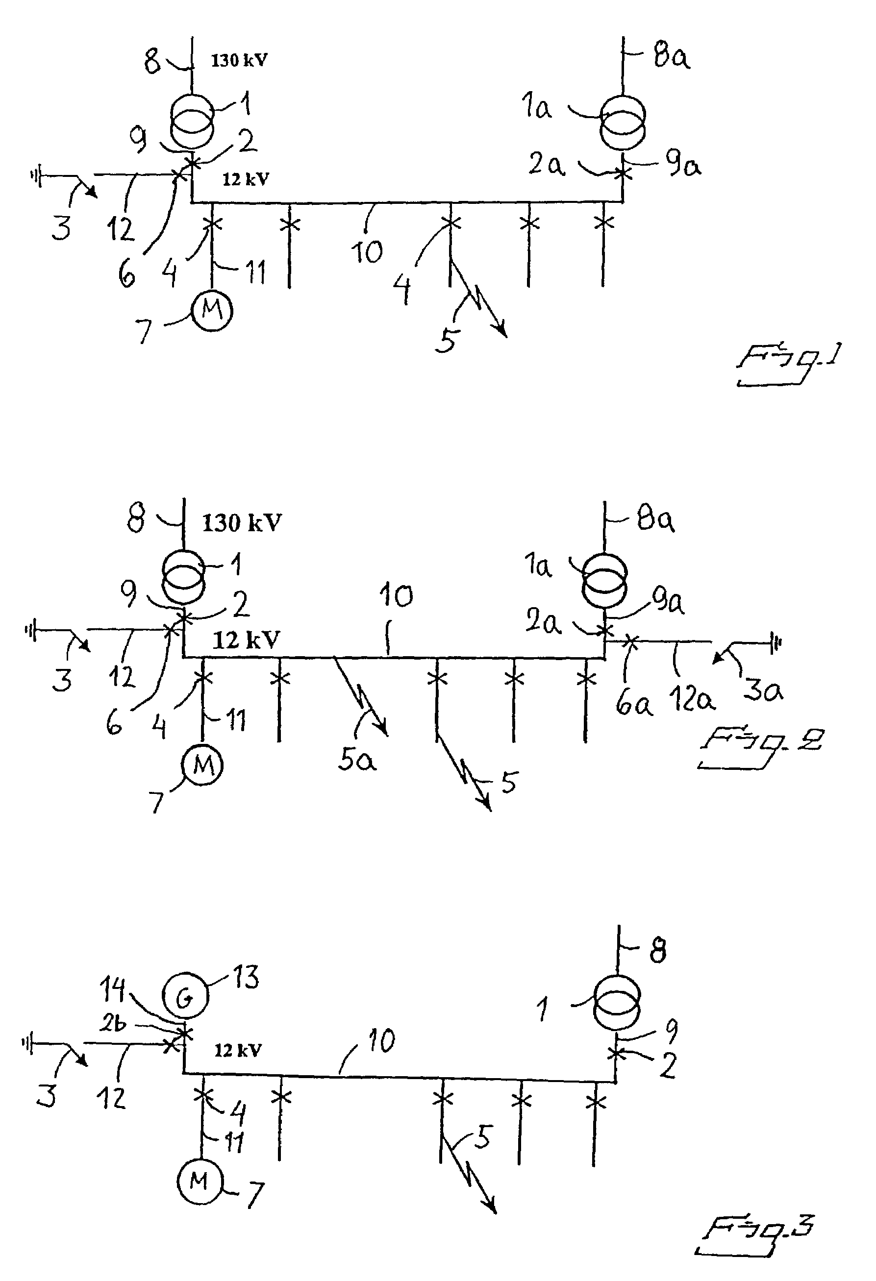 Electric plant and method and use in connection with such plant