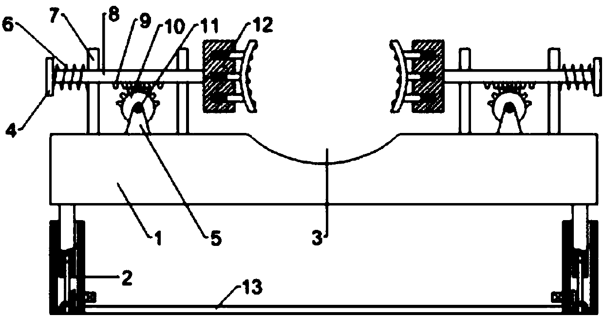 Leg nursing and massaging device with lifting function