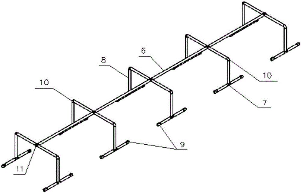 Integrated spraying maintenance system and method for U-beam body