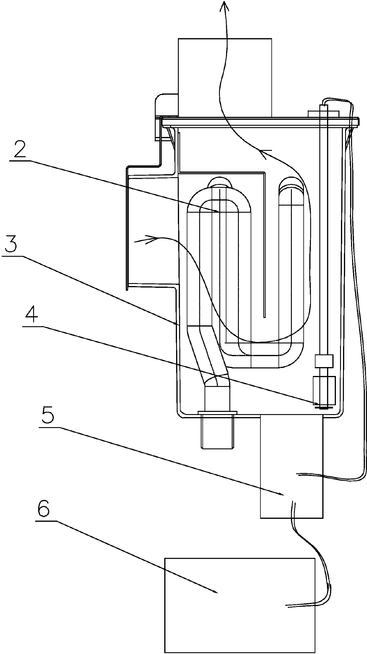 Condensing gas water heater