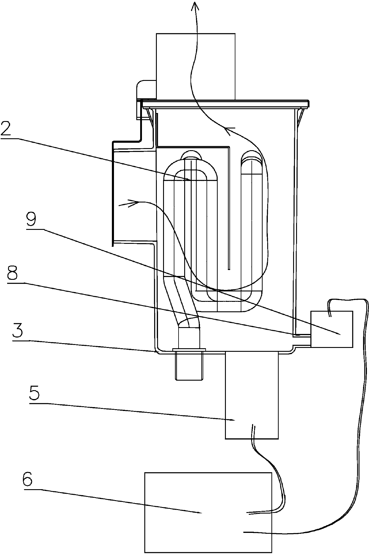 Condensing gas water heater