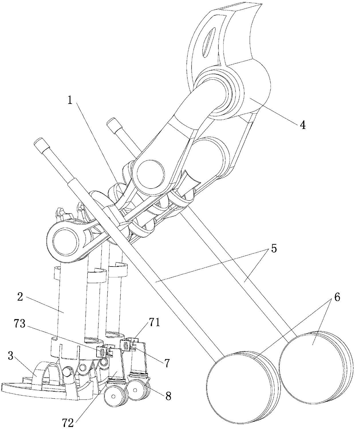 Multifunctional exoskeleton robot capable of being transformed into wheelchair