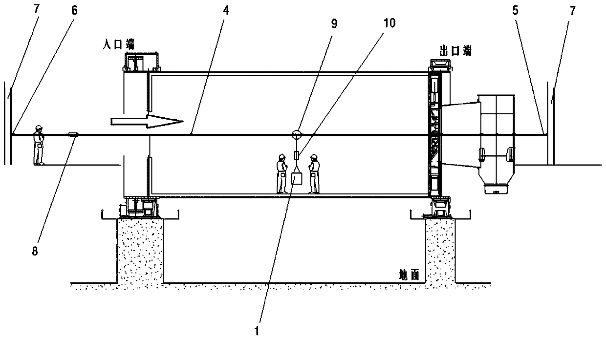 Ball mill liner plate mounting method