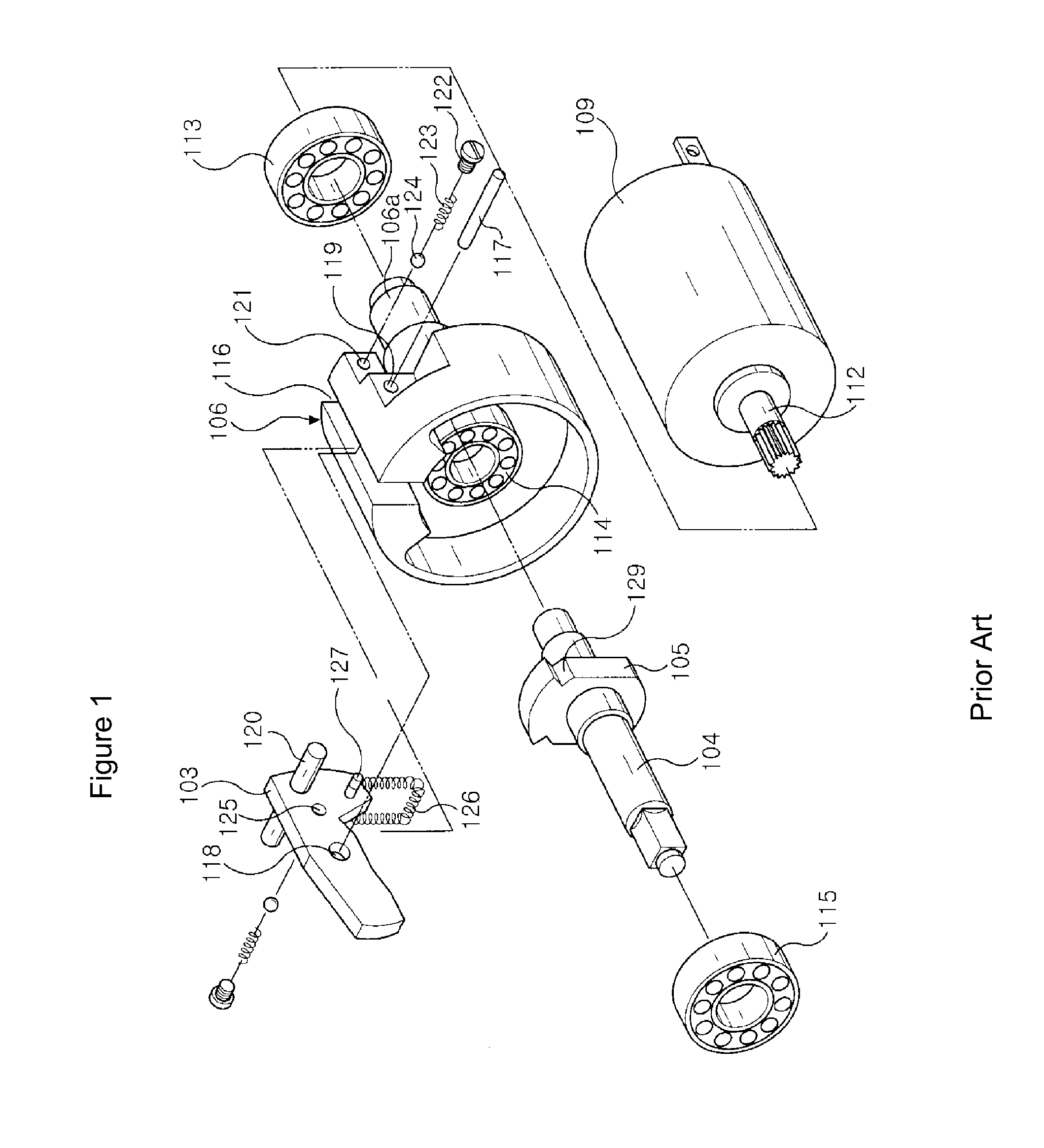 Centrifugal electric impact wrench