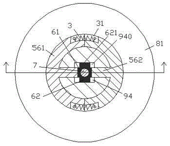 Fixing column apparatus provided abrasion-resistant gasket and elastic ejection part and used for PCB (printed circuit board)