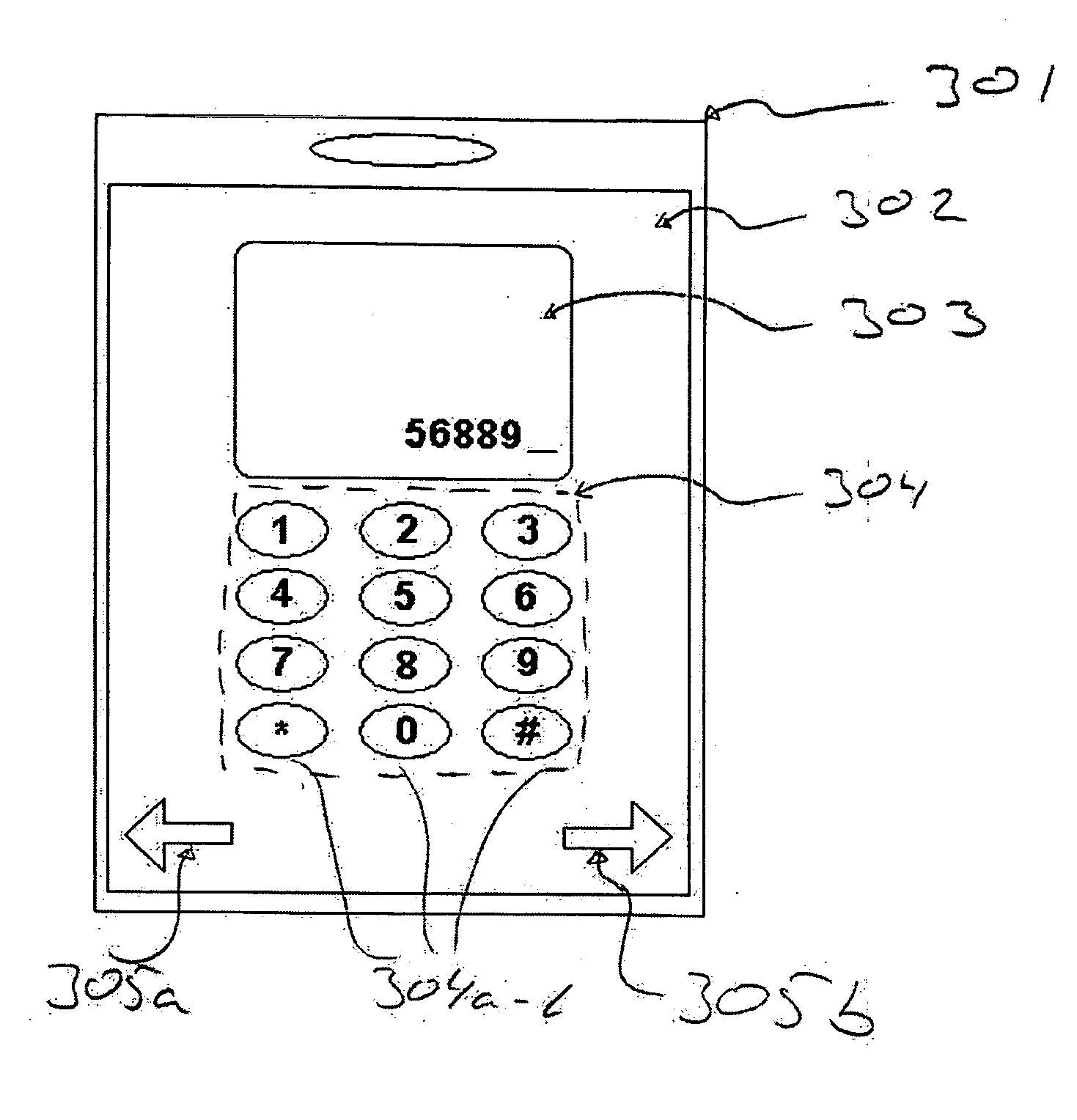 Electronic device having an imporoved user interface