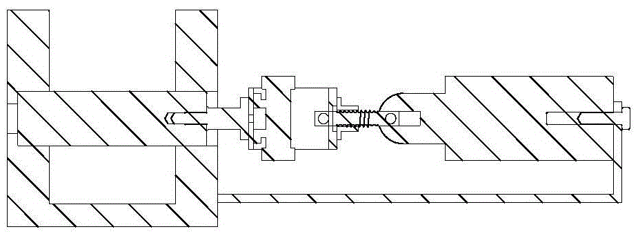 Hydraulic support hinge pin detaching device