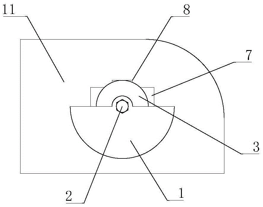 Hydraulic support hinge pin detaching device