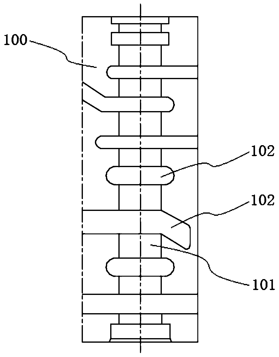 Efficient and long-service-life hydraulic valve main hole machining method