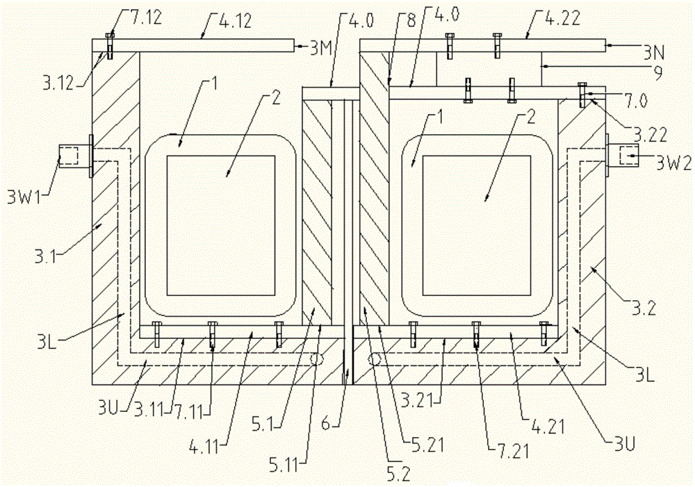 High-frequency switching power supply transformer