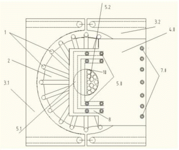 High-frequency switching power supply transformer