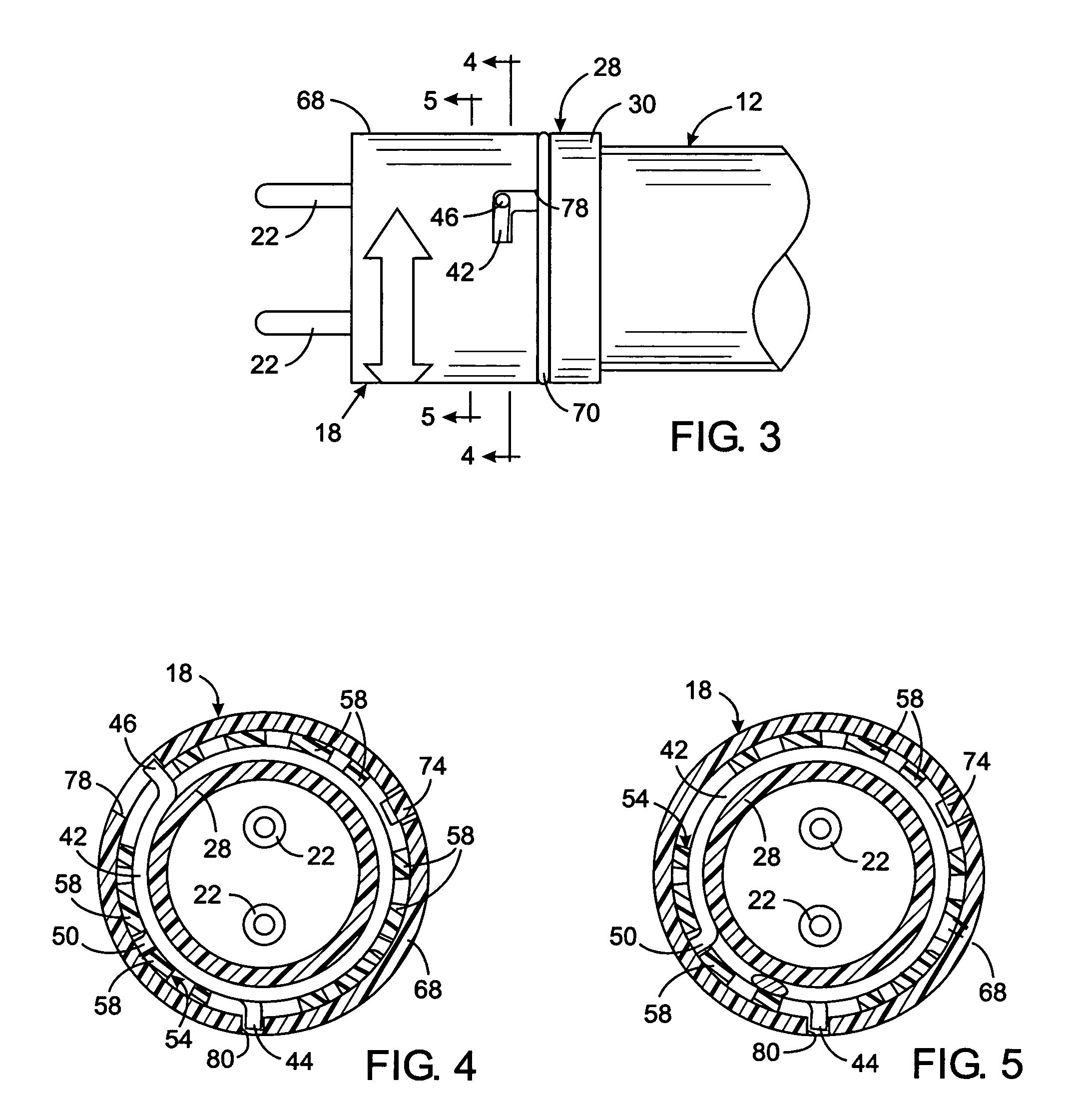 Lighting assembly with swivel end connectors