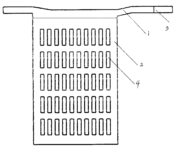 Anode plate for electrolyzing metal manganese