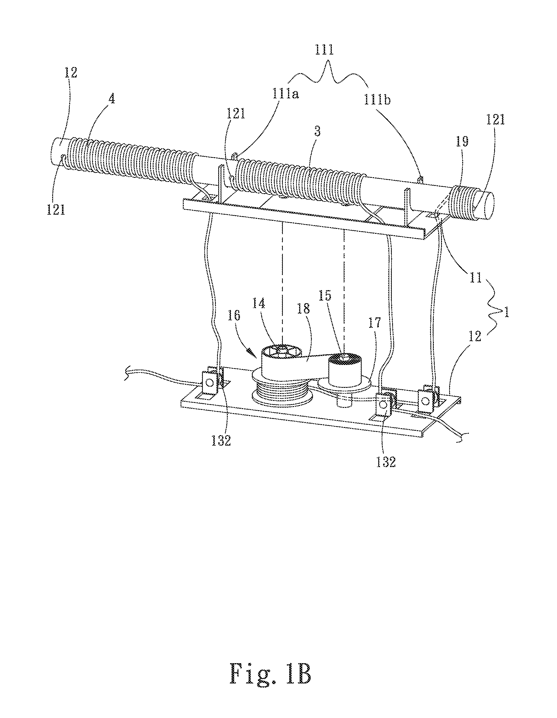 Cord winding structure for window blind