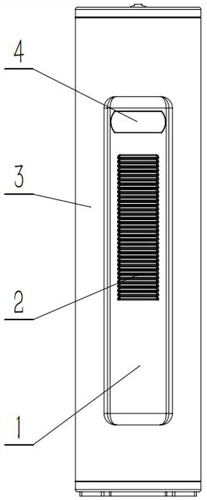 Energy storage fan heater with temperature control function