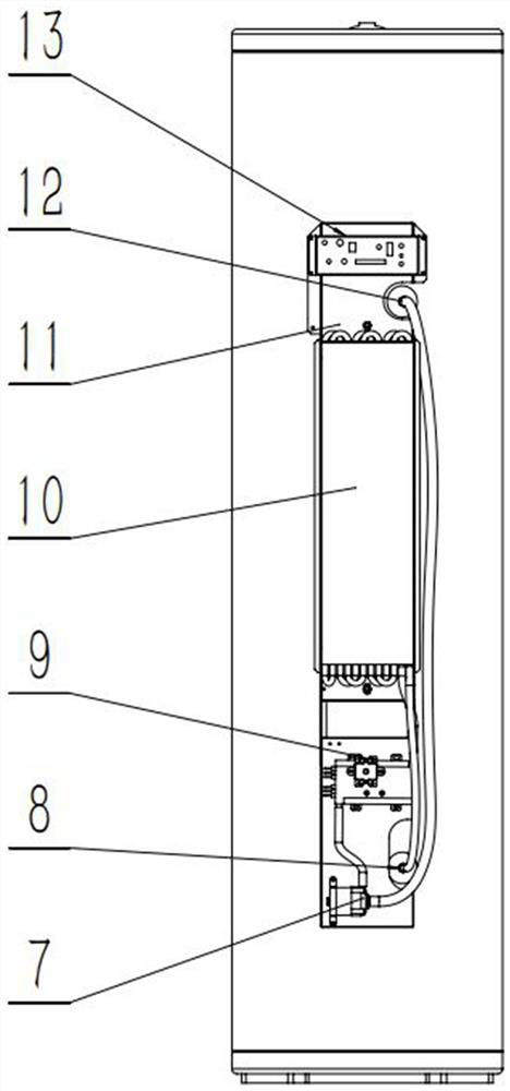 Energy storage fan heater with temperature control function