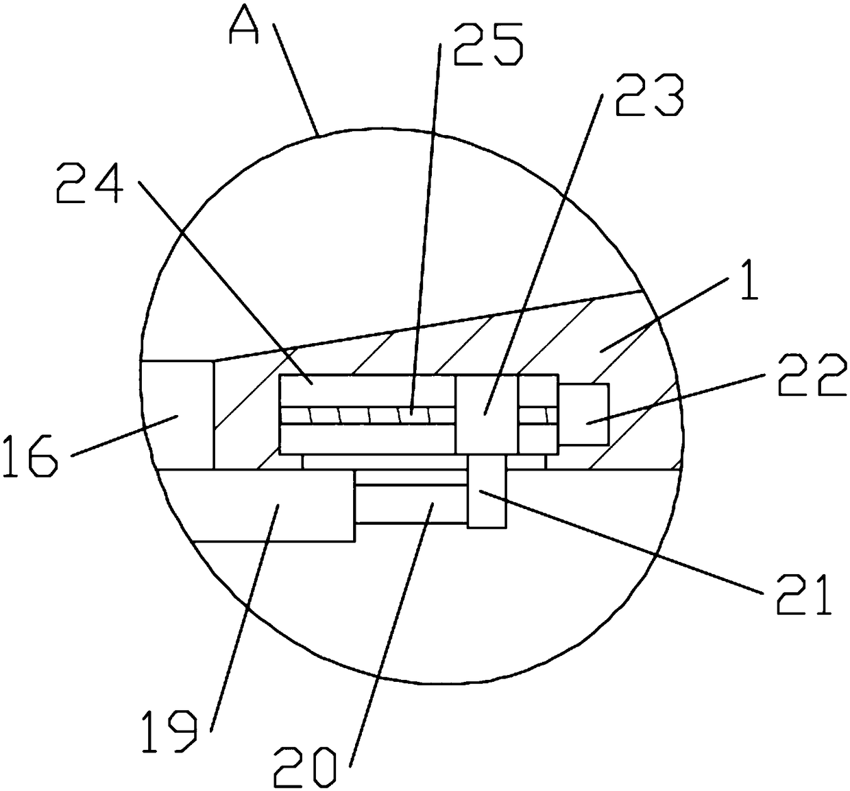 Automatic feeding device for chicken breeding