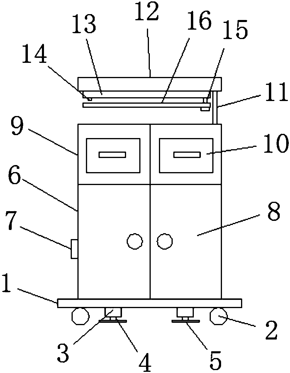 Dining-table for medical patients