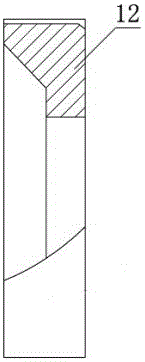 High-efficiency closing compactor at the filter bowl filter screen end of automobile engine oil collector