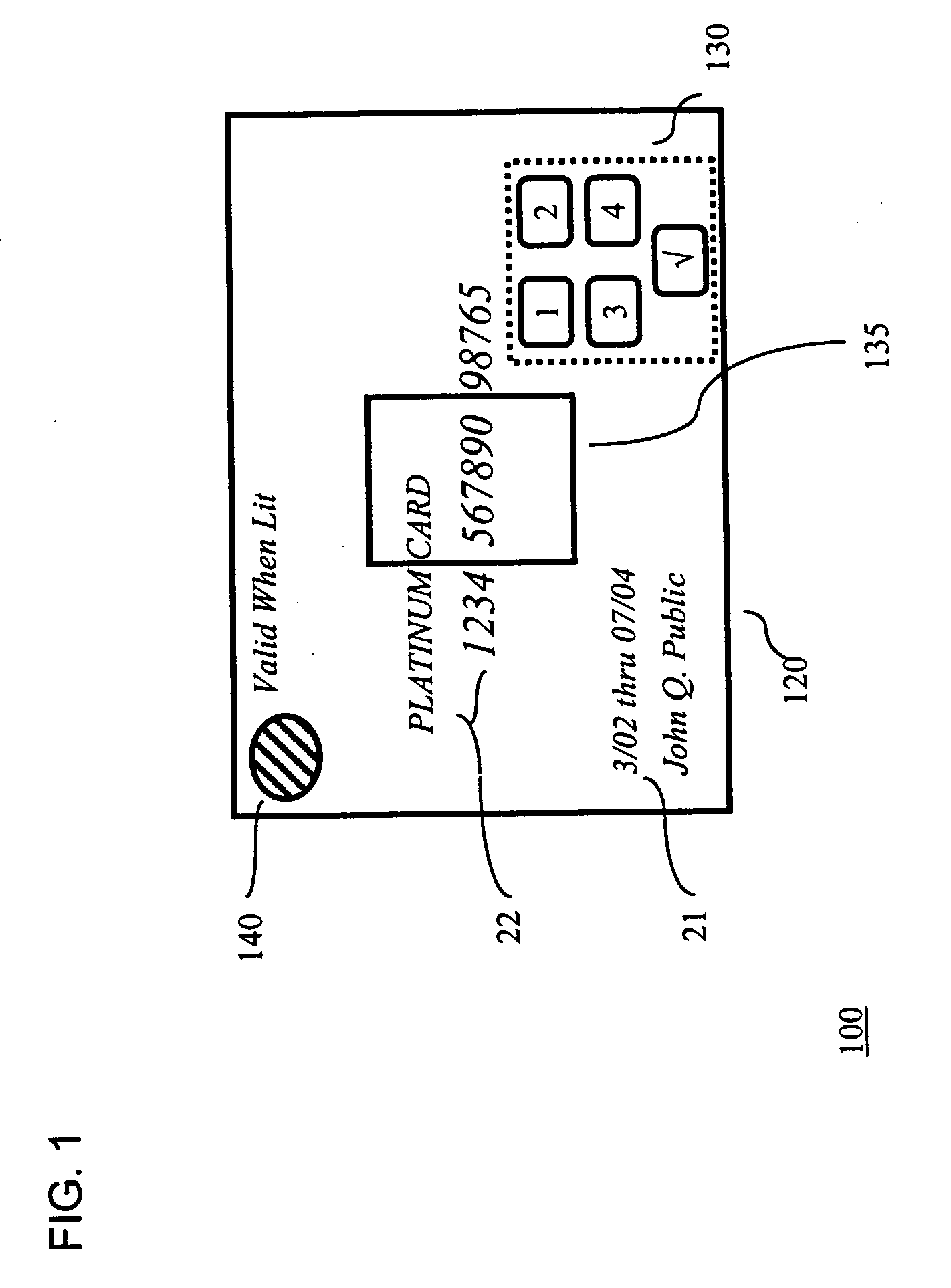 System for securing personal cards