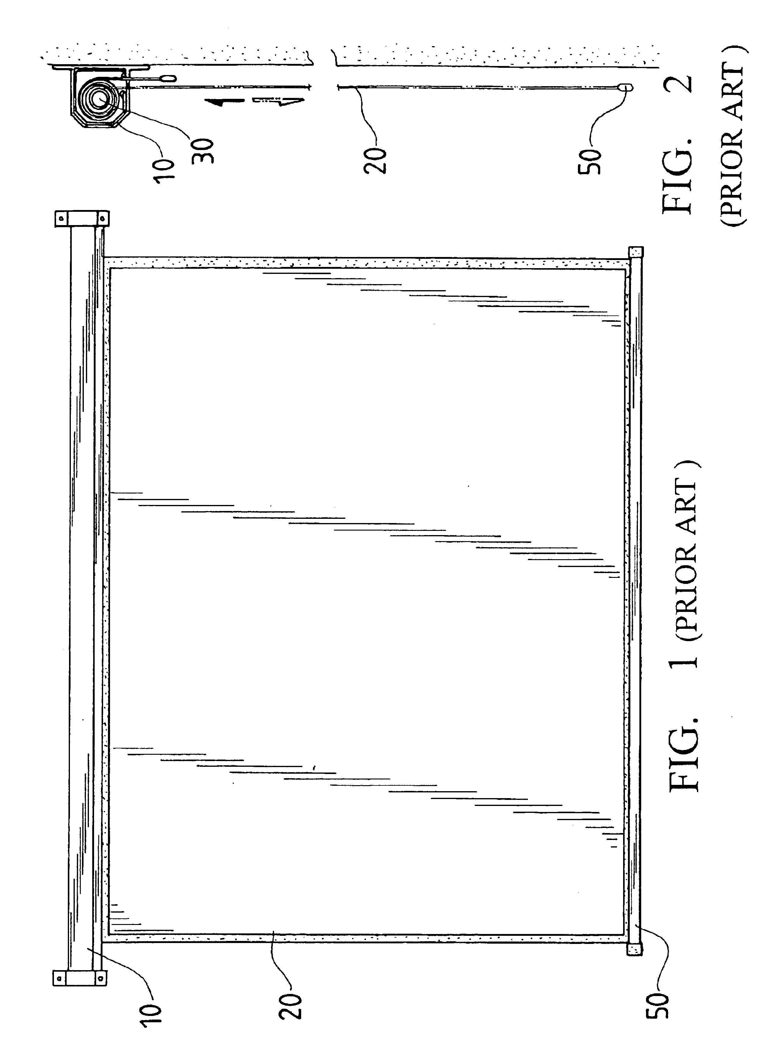 Electric projection screen roller and balance rod assembly