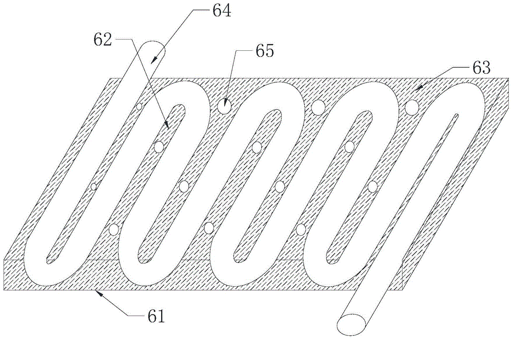 A low-temperature tower flue purification device and its application method