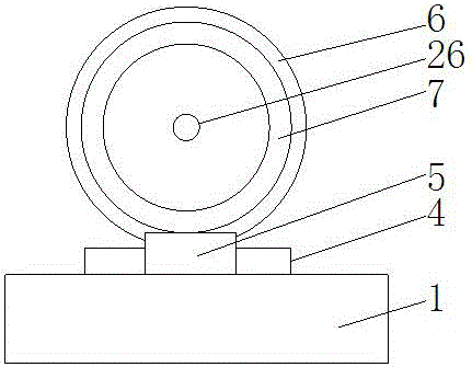 Chemical material drying treatment device with stir-fry function