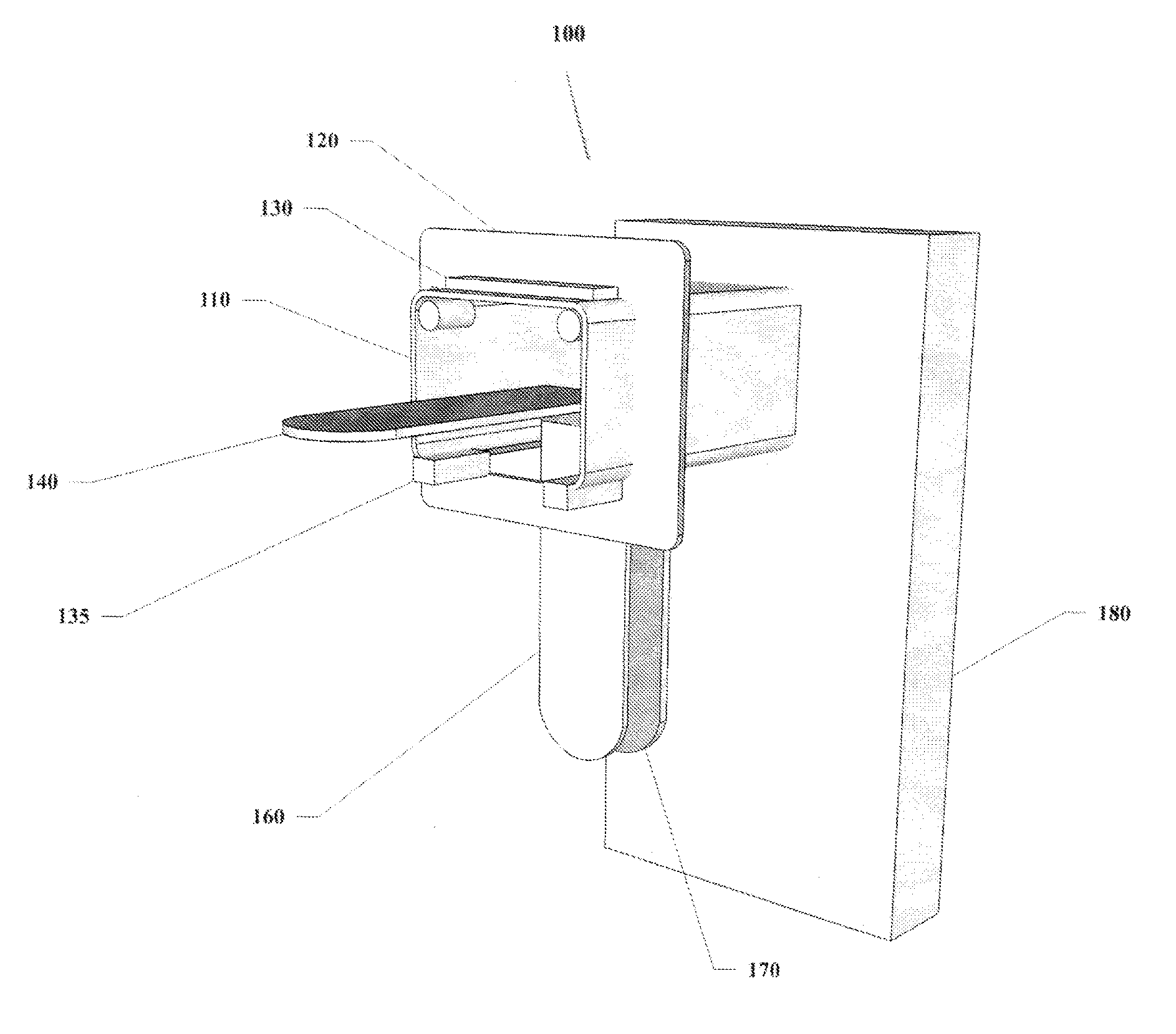 Telemedical throat examination device