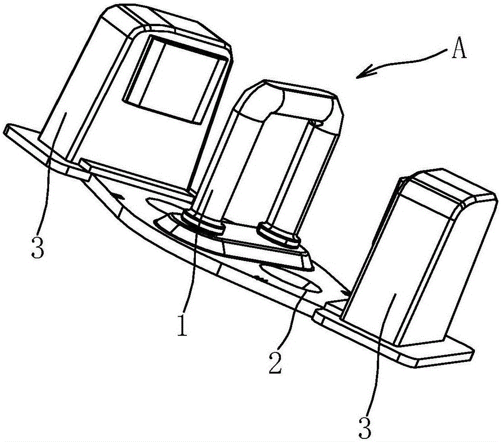 Positioning auxiliary tool of back door latch hook