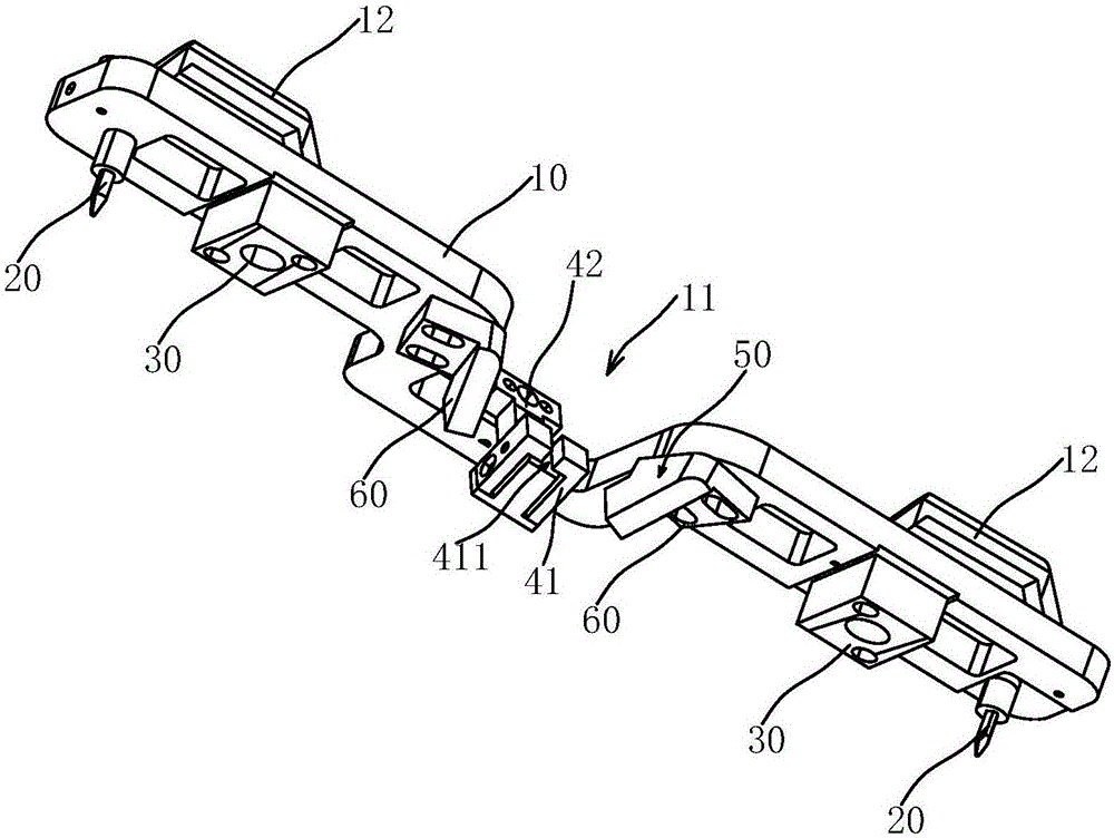 Positioning auxiliary tool of back door latch hook