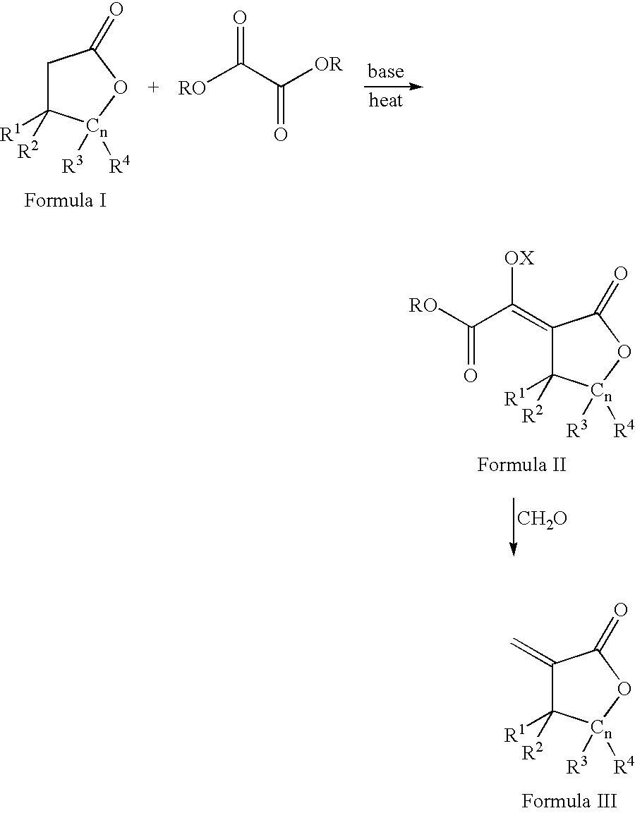 Process for the preparation of a-methylenelactones and a-substituted hydrocarbylidene lactones