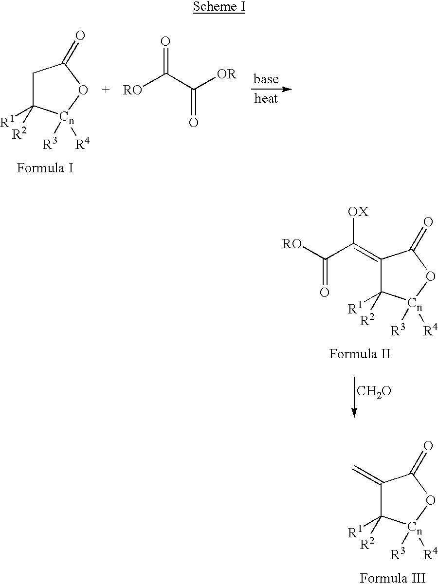 Process for the preparation of a-methylenelactones and a-substituted hydrocarbylidene lactones