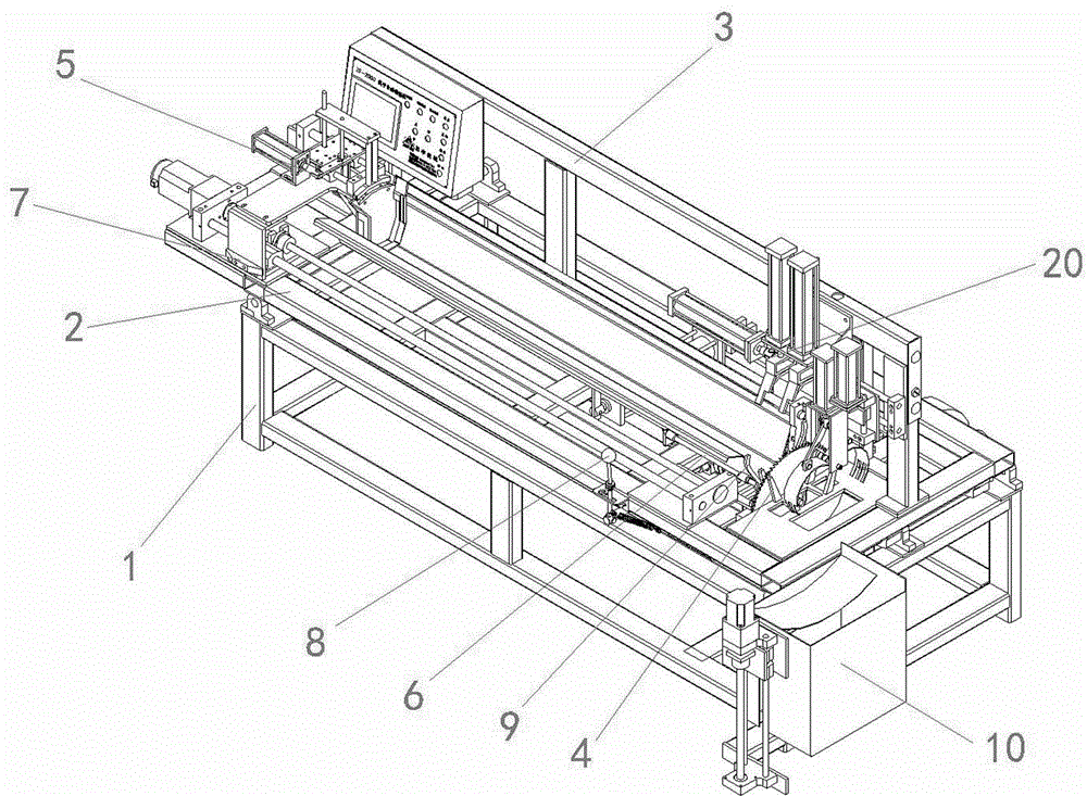 Multifunctional numerical control fine sawing machine