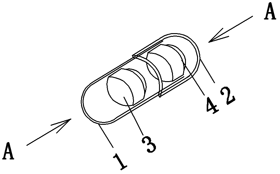 Novel capsule filled with alogliptin solid preparation and pioglitazone solid preparation