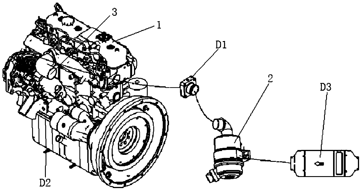 Diesel generating set with good low-temperature starting performance and low-temperature starting method