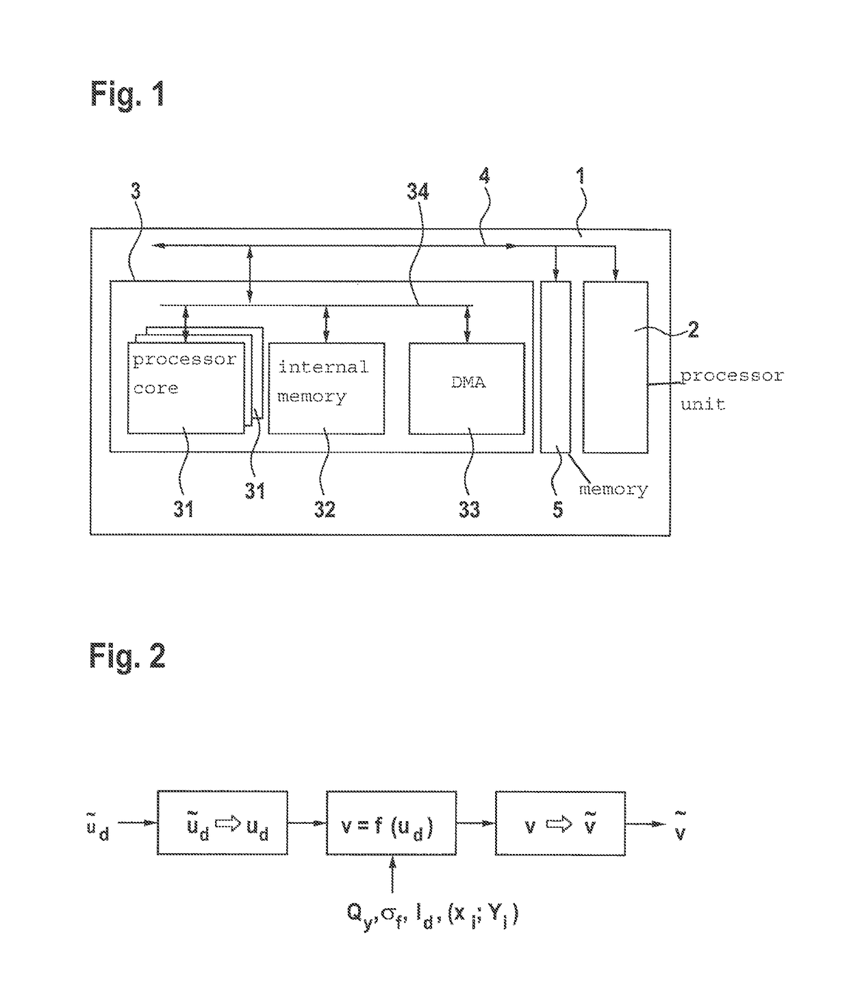 Model calculation unit, control unit and method for calibrating a data-based function model