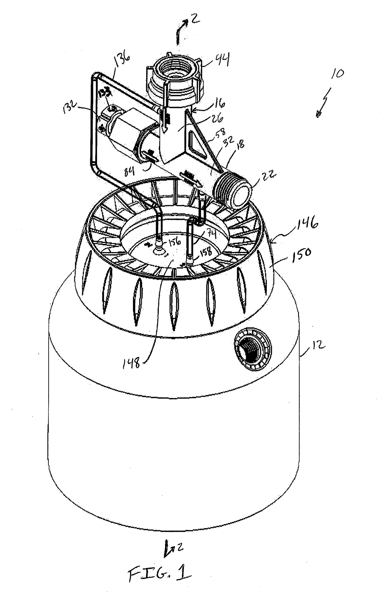 Variable venturi device with adjustable valve stem