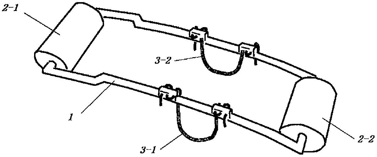 Frame type swimming ring