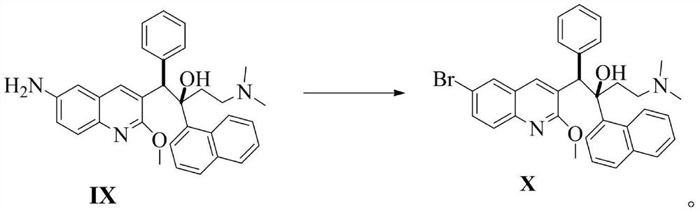 Preparation method of bedaquiline and intermediate thereof