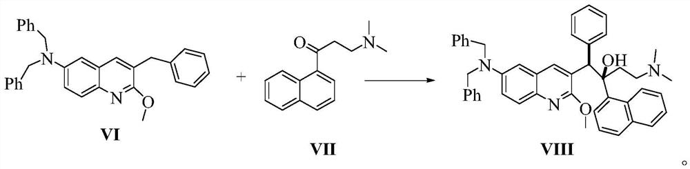 Preparation method of bedaquiline and intermediate thereof