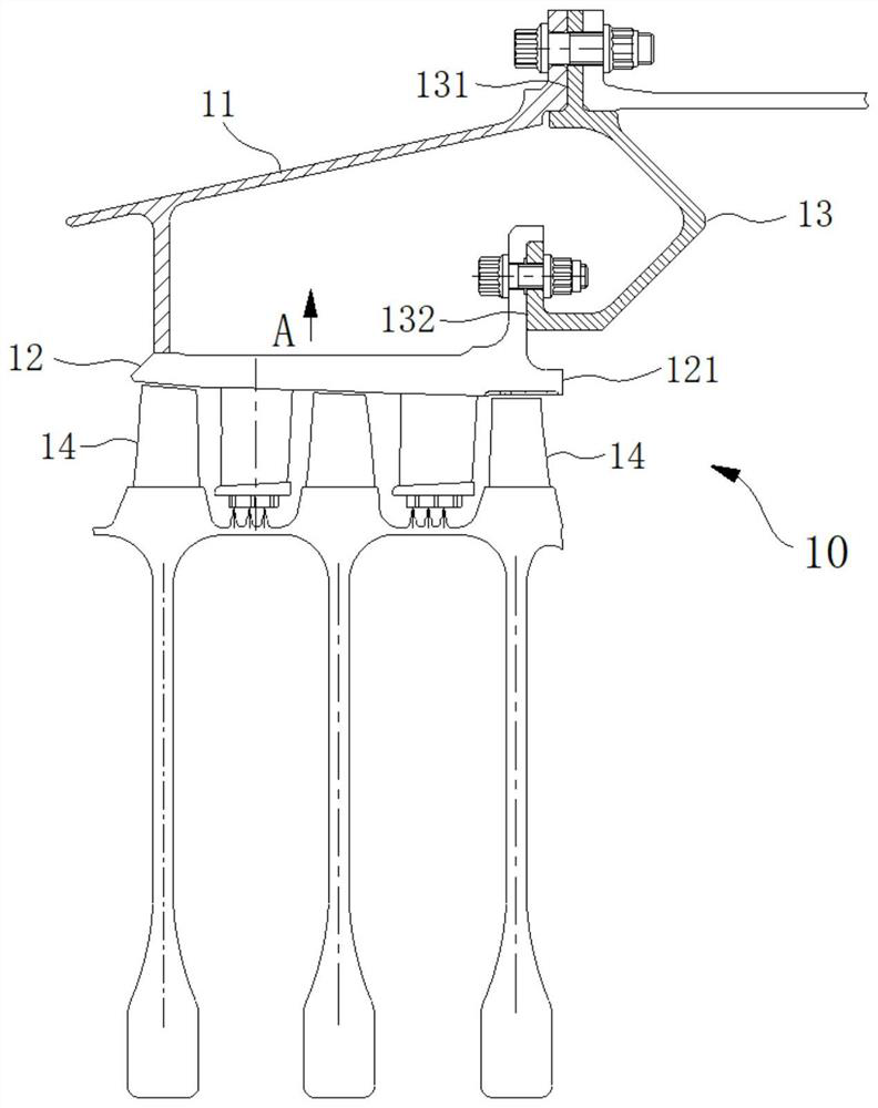 A bearing ring assembly and its double-layer case structure