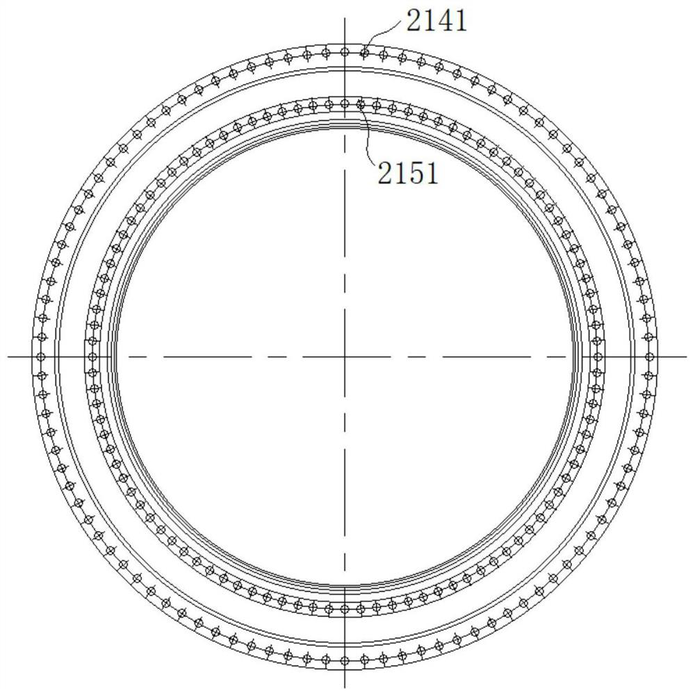 A bearing ring assembly and its double-layer case structure