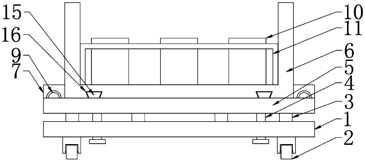 Movable lubricating oil barrel storage and transportation rack