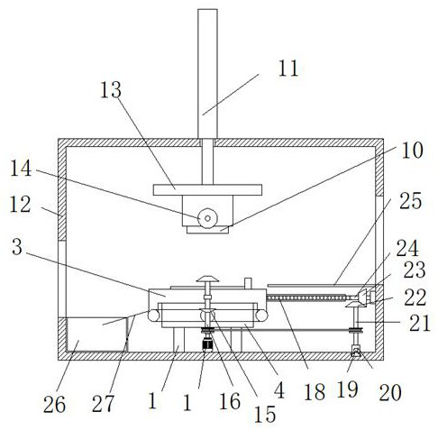 Auxiliary device for machining brake pad of new energy automobile