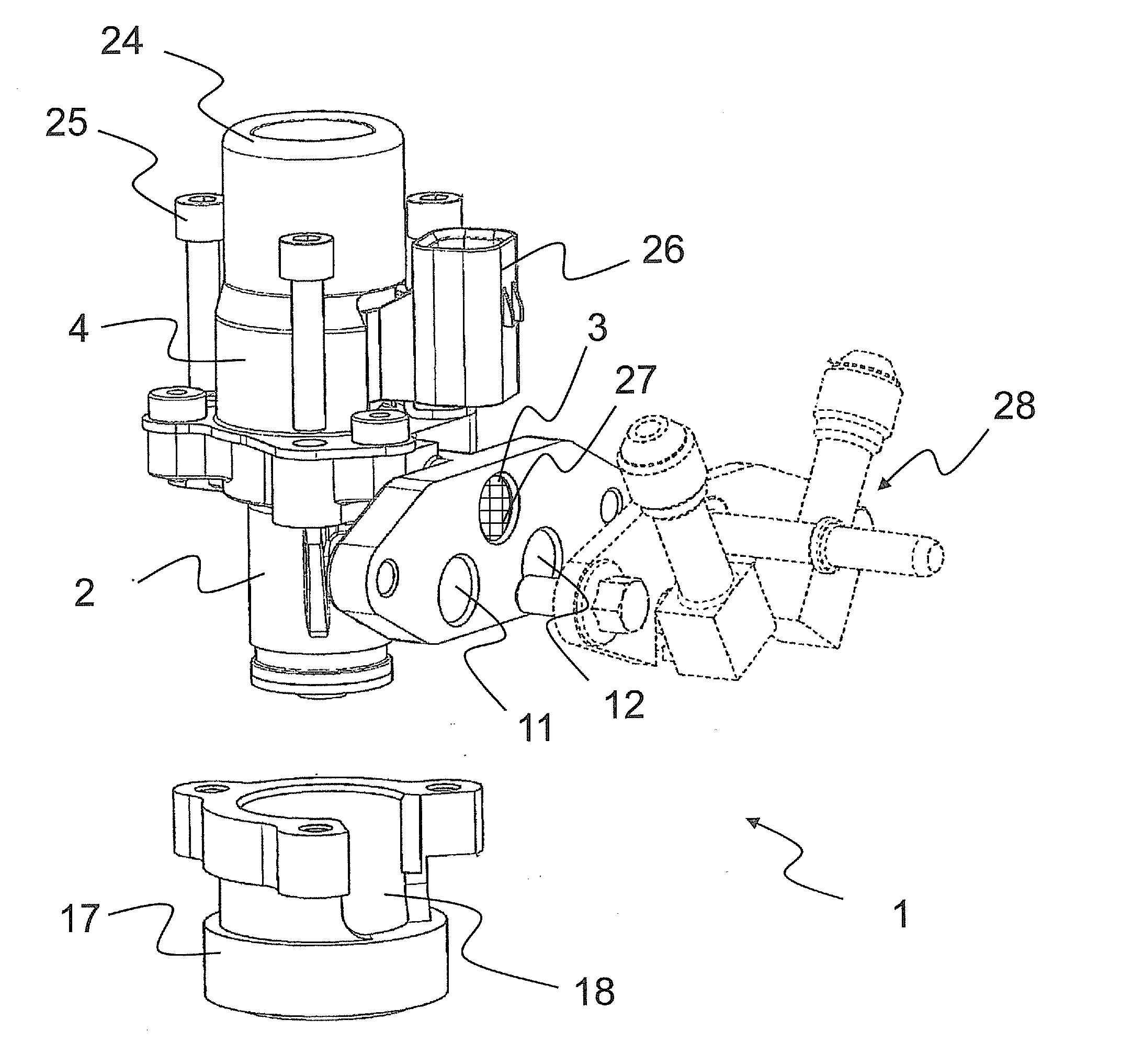 Injector for a urea-water solution