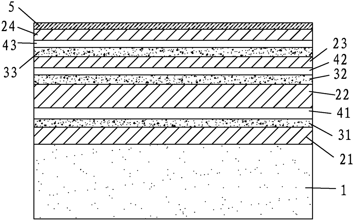 A kind of temperable triple-silver low-emissivity coated glass and preparation method thereof