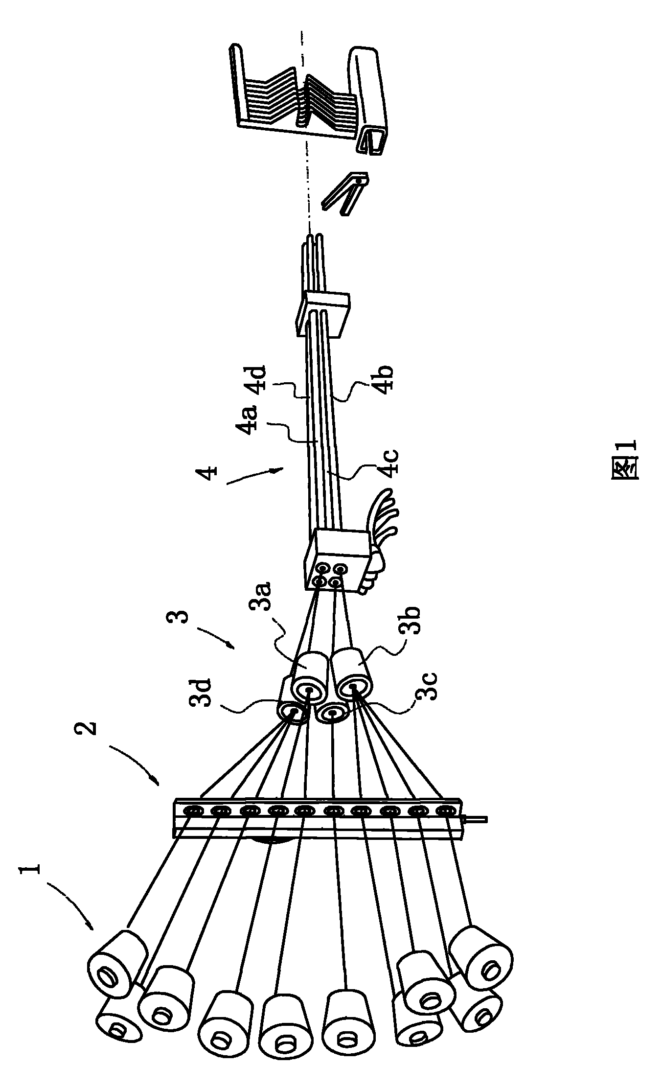 Method for weaving modified warp-rib fabric on air-jet loom